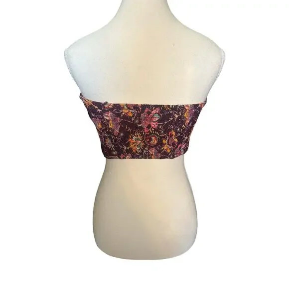 Free People One Bandana Scarf Top Size M Fits  Small - Picture 4 of 9